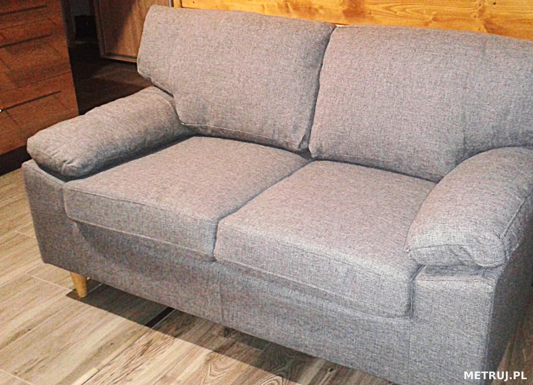 Mieszkanie w Krakowie z drewnianą sypialnią, 34m2, Wzgórza Krzesławickie