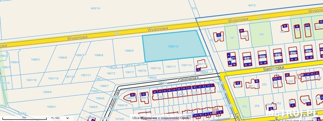 Działka 41a Opole Gosławice Kolorowe Osiedle