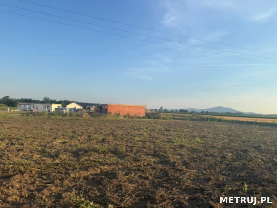 Działka budowlana 1000 m² | widok na Ślężę | gmina Kobierzyce | PKP | szkoła 300 m